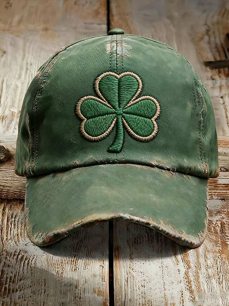 Unisex St. Patrick's Day Shamrock Print Hat