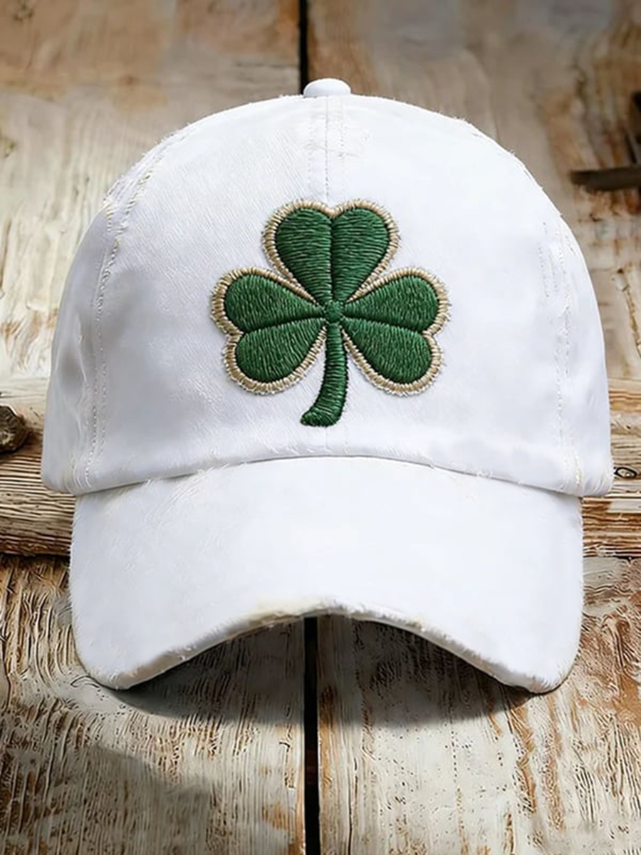 Unisex St. Patrick's Day Shamrock Print Hat