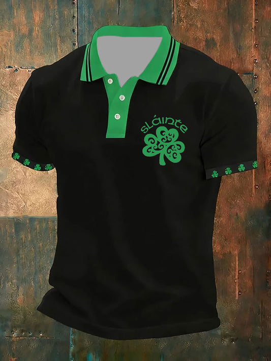Men's St. Patrick's Day Printed Casual Top
