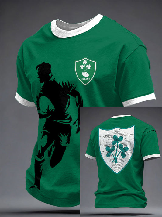 Men's Ireland Rugby Lover Printed T-shirt
