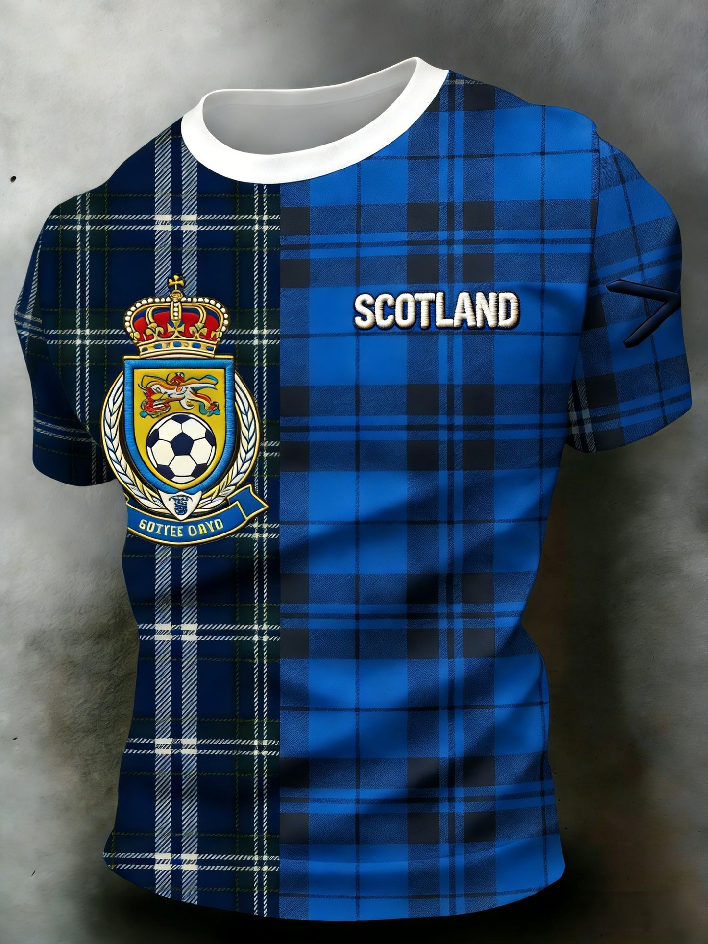Unisex Scotland Football Lover Tartan Army Printed T-shirts