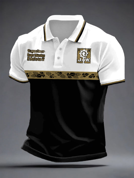 Herren Bier liebhaber München Oktoberfest Print Shirt