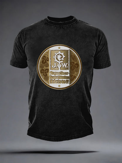 Herren-Bierliebhaber-T-Shirt mit kurzen Ärmeln