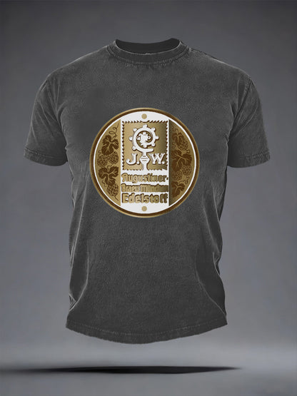 Herren-Bierliebhaber-T-Shirt mit kurzen Ärmeln