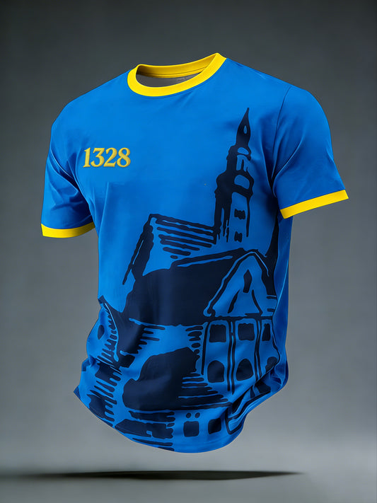 Herren-Bierliebhaber-T-Shirt mit kurzen Ärmeln