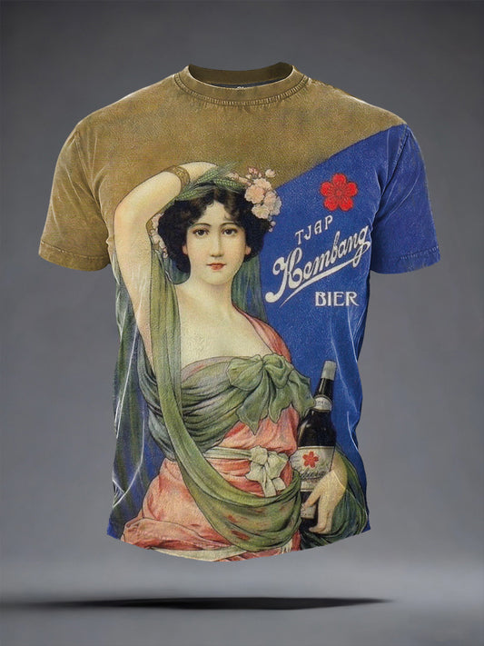 Herren Bier Liebhaber kurze Ärmel T-Shirt