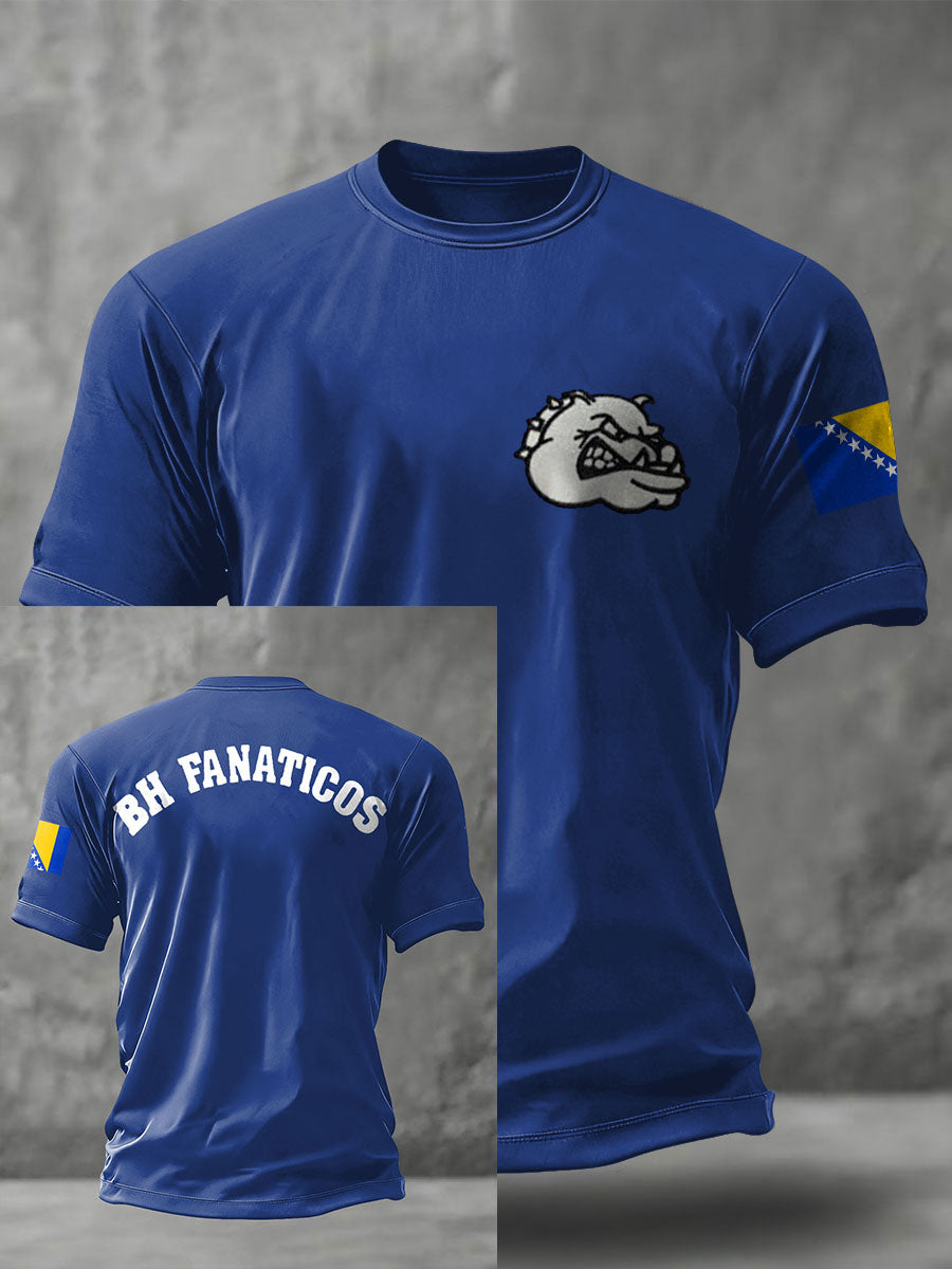 Herren-Fußballfan-T-Shirt aus Bosnien mit ZMAJEVI-Print