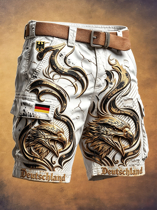 Herren-Alltagshose im deutschen Stil mit Prägung für die Arbeit