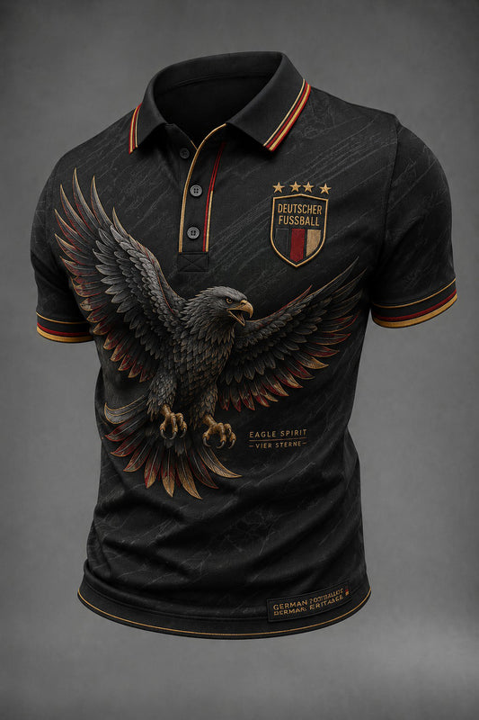 Herren-Fußballshirt mit Deutschland-Druck