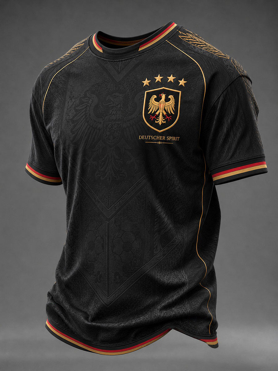 Men's Germany Football Printed T-shirt