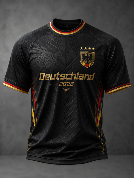 Men's Germany Football Printed T-shirt