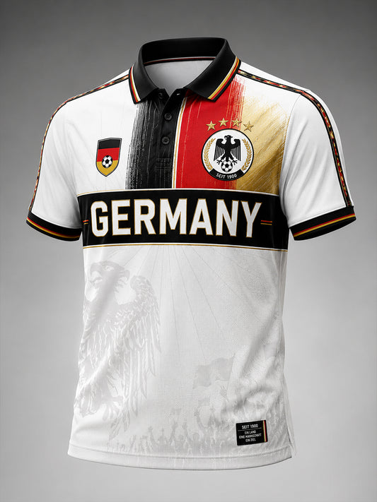Herren-Fußballkurzarmshirt aus Deutschland
