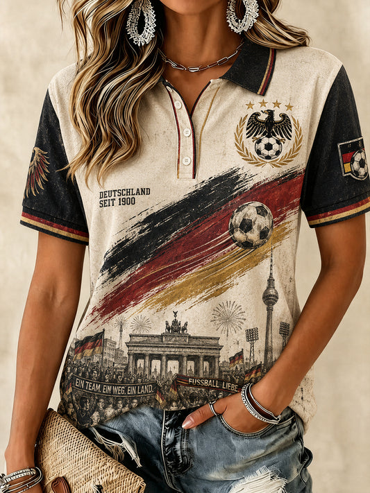 Damen-Fußball-Polo-T-Shirt in Deutschland