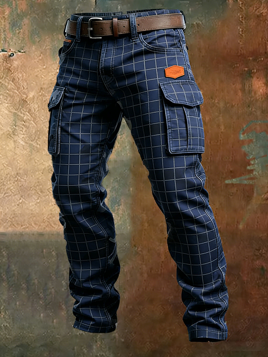 Herren-Hose im Retro-Business-Stil, lässig fürs Büro
