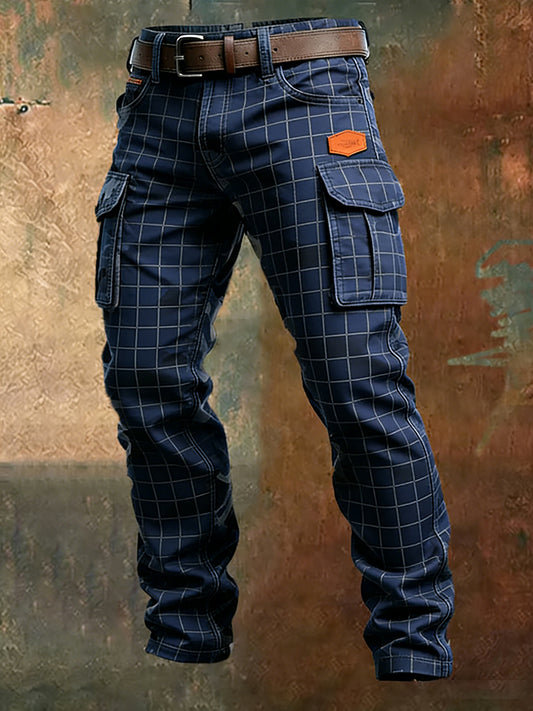 Herren-Hose im Retro-Business-Stil, lässig fürs Büro