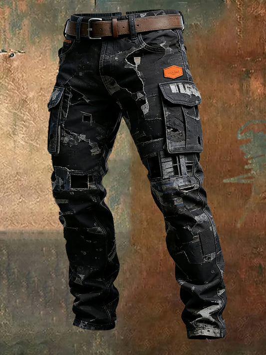 Herren-Hose im Retro-Business-Stil, lässig fürs Büro