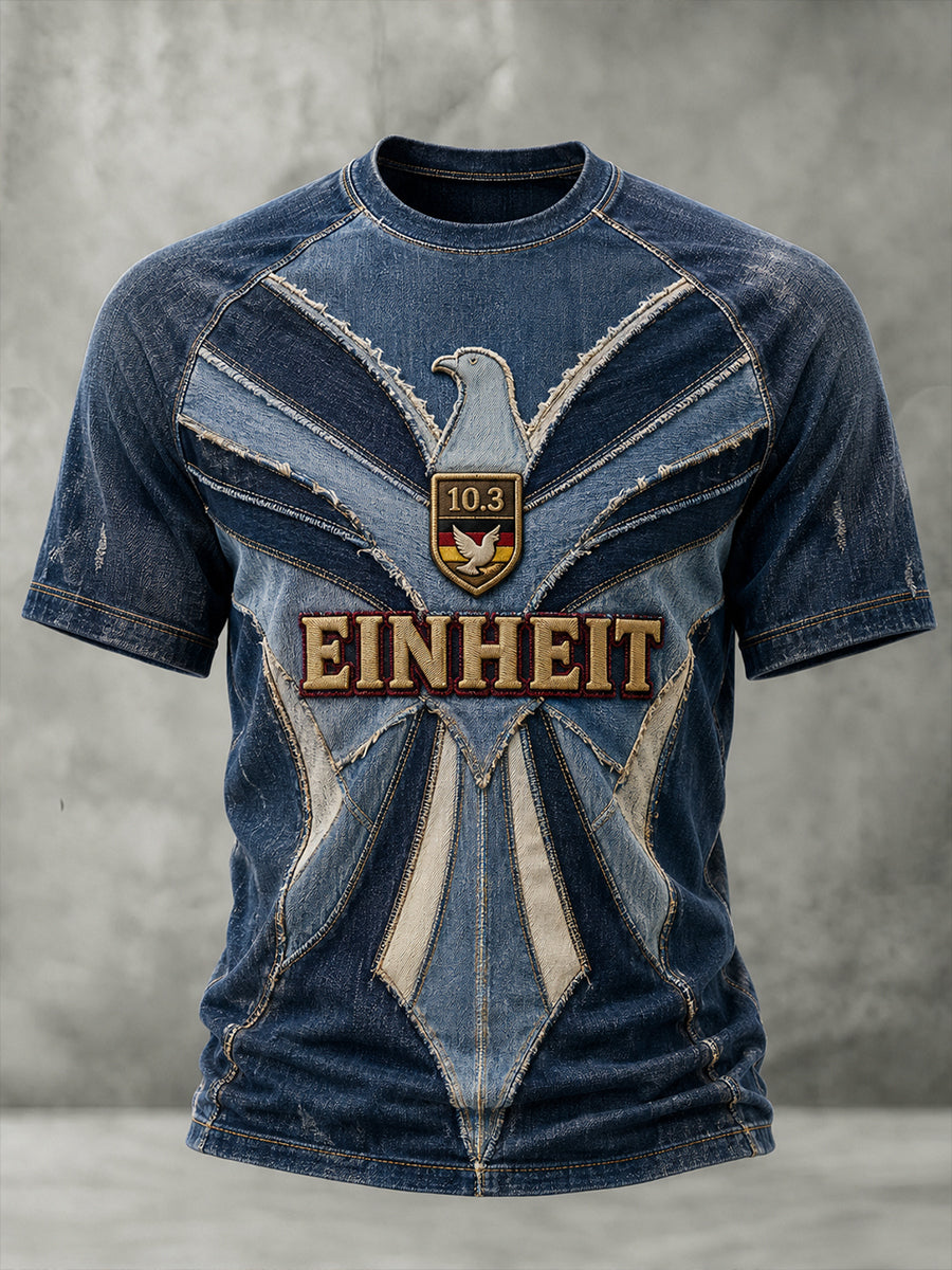 Herren-T-Shirt mit Kurzarm zum Tag der Deutschen Einheit