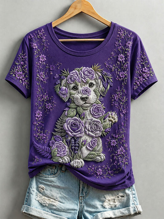 Frauen-Alzheimer-Thema bedrucktes T-Shirt