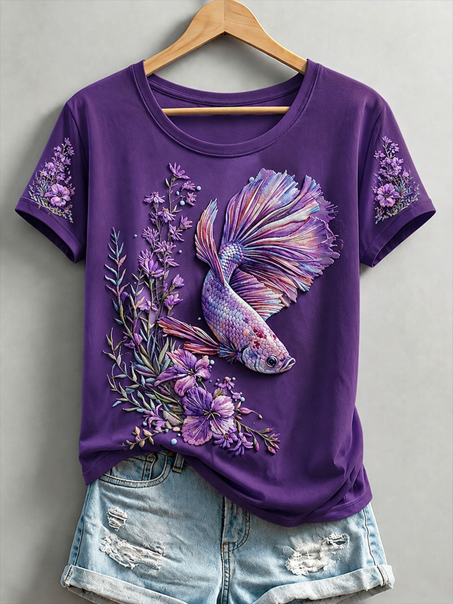T-Shirt mit Alzheimer-Motiv für Damen
