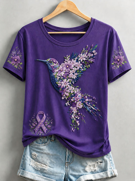 T-Shirt mit Alzheimer-Motiv für Damen