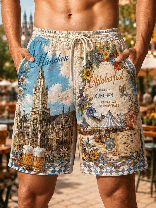 Herren-Oktoberfest-Shorts