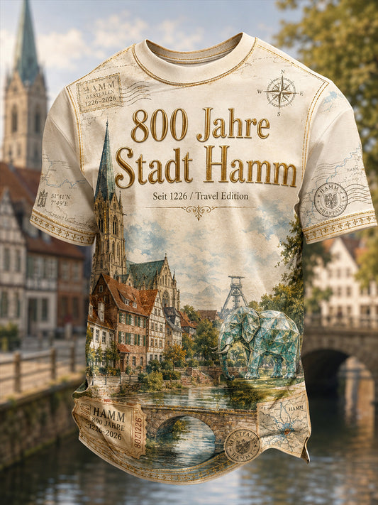 Herren-T-Shirt mit kurzen Ärmeln – Städte Deutschlands