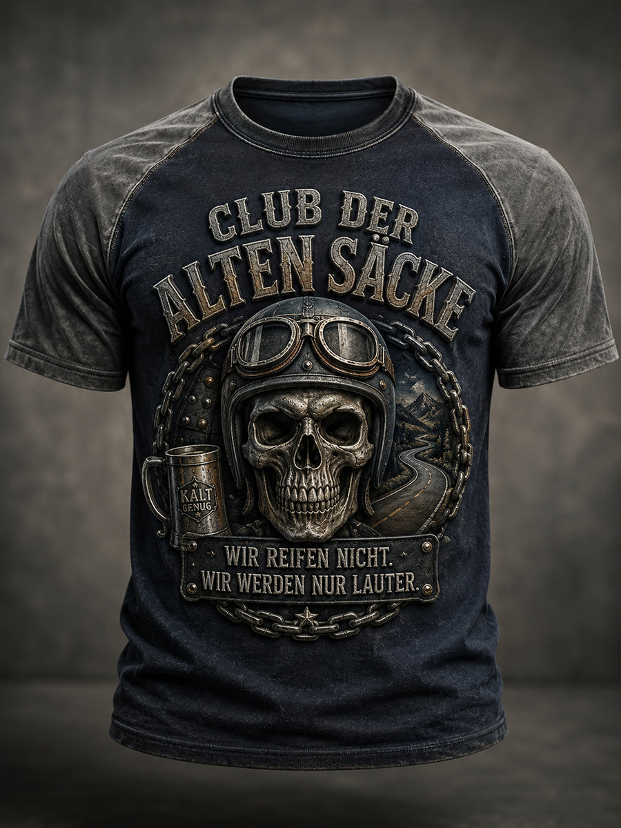 Lustiges Freizeit-T-Shirt für Herren mit Slogan-Print