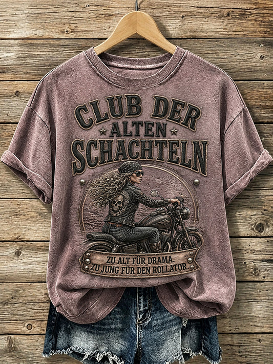 Lässiges T-Shirt für Damen mit witzigem Slogan-Print
