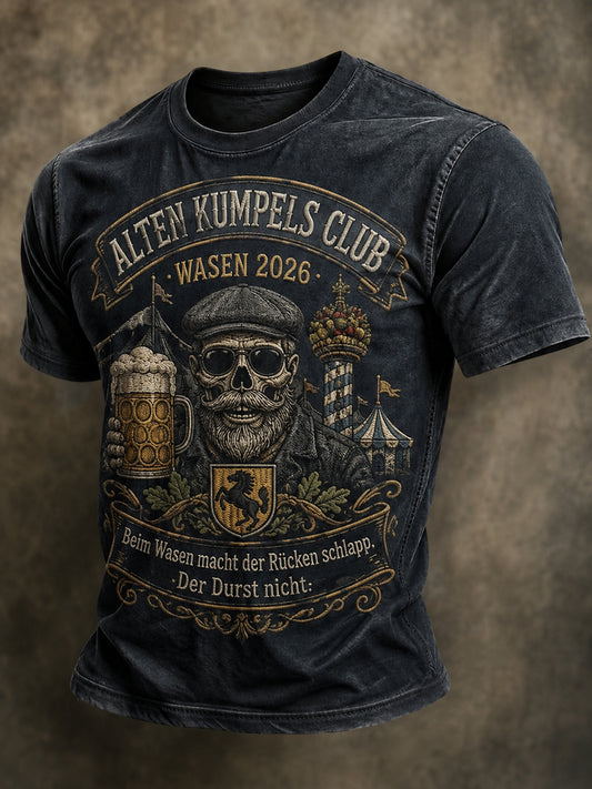 Herren-T-Shirt mit lustigem Slogan zum Cannstatter Volksfest