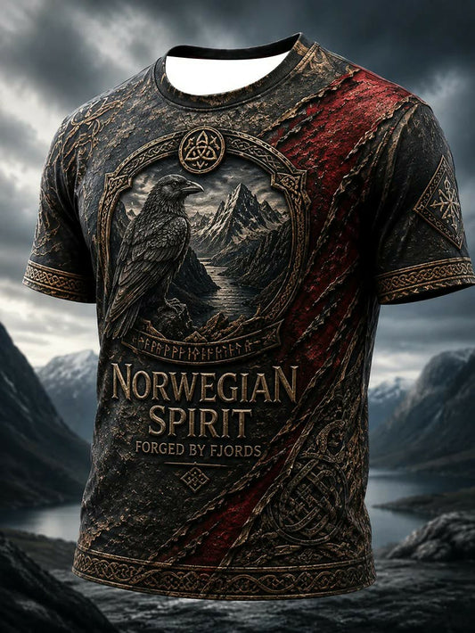 Herren-Vikingert-Shirt mit Aufdruck