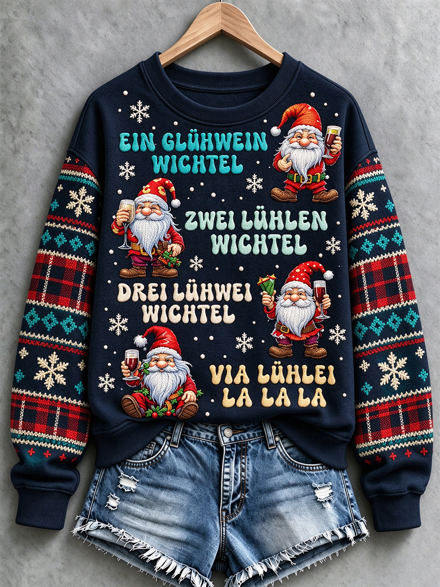 Women's Christmas Print Casual Sweatshirt