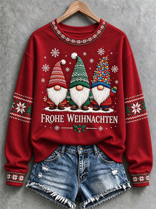 Women's Christmas Print Casual Sweatshirt