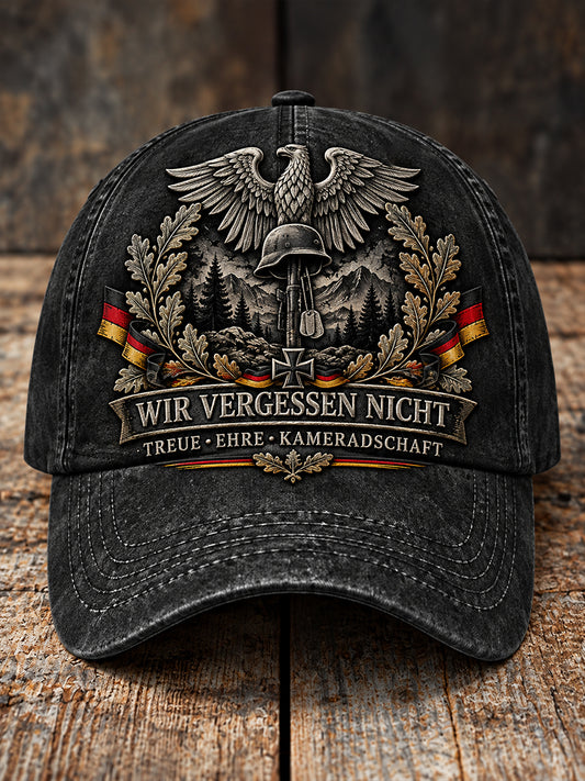 Herren-Kappe mit militärischem Veteranen-Grafikmotiv zur Erinnerung