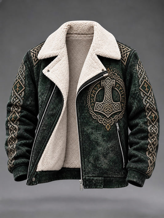 Vikinger-Plüschjacke für Herren
