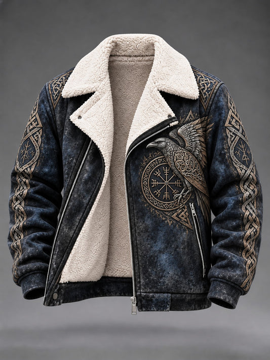 Vikinger-Plüschjacke für Herren
