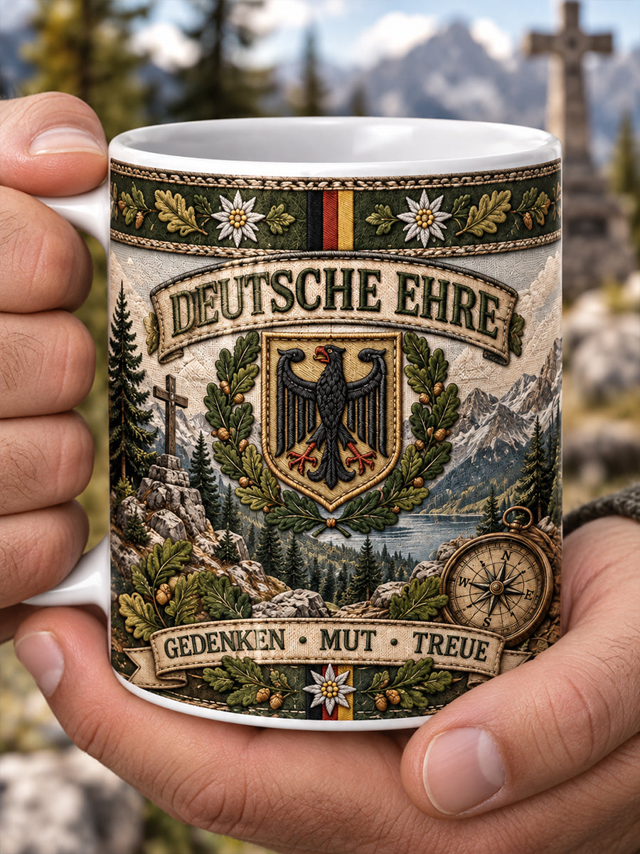 Veteranen-Gedenkdruck-Tasse
